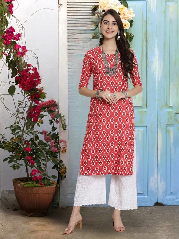 Pinkmint Women's Crepe Kurti For Women's Ethnic Printed Kurti For Women's (Pack Of 5)