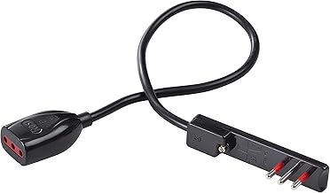 Bedside Extension 0.5 m Flat 16A Black