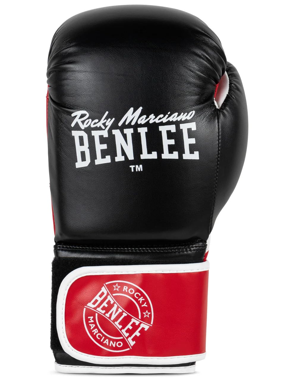 Benlee rękawice bokserskie ze sztucznej skóry Carlos Black/Red/White 12 oz