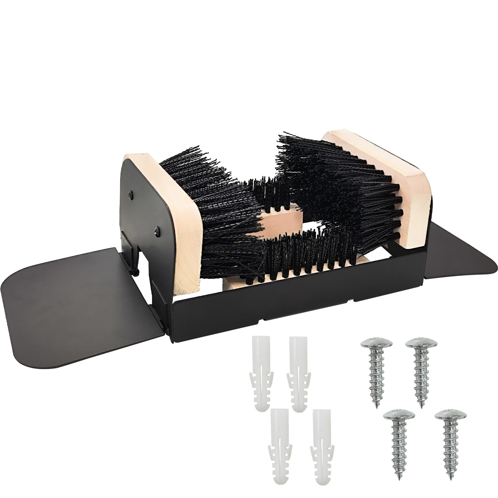 Cepillo rascador de botas resistente, extra ancho