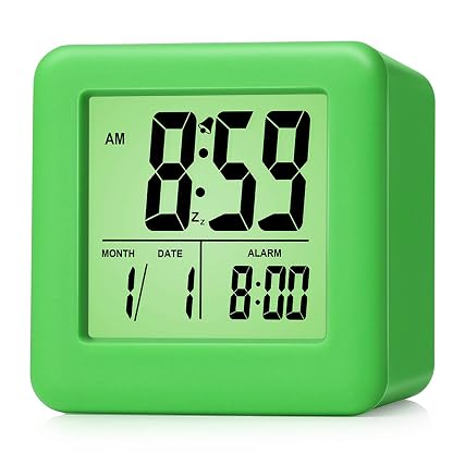 Plumeet Digital Alarm Clock Kids with Snooze and Nightlight Easy Setting Silicone Clock Display photo Plumeet Digital Alarm Clock Kids with Snooze and Nightlight Easy Setting Silicone Clock Display