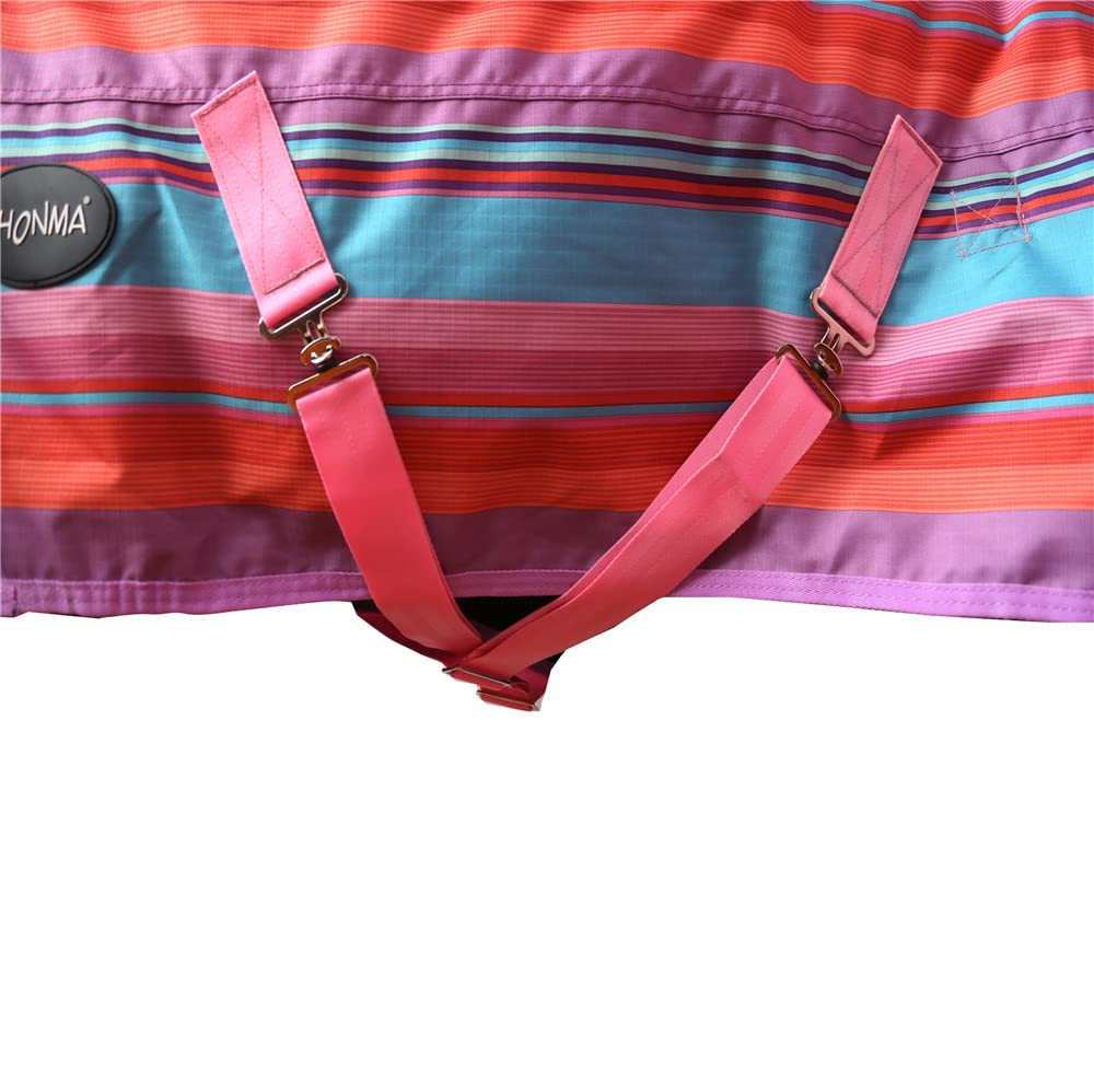 Coperta per Cavalli Invernale Coperta da Paddock per Cavallo TurnoutMorbido e Caldo Coperta Paddock Horses Cotone Invernale(Size:125CM)