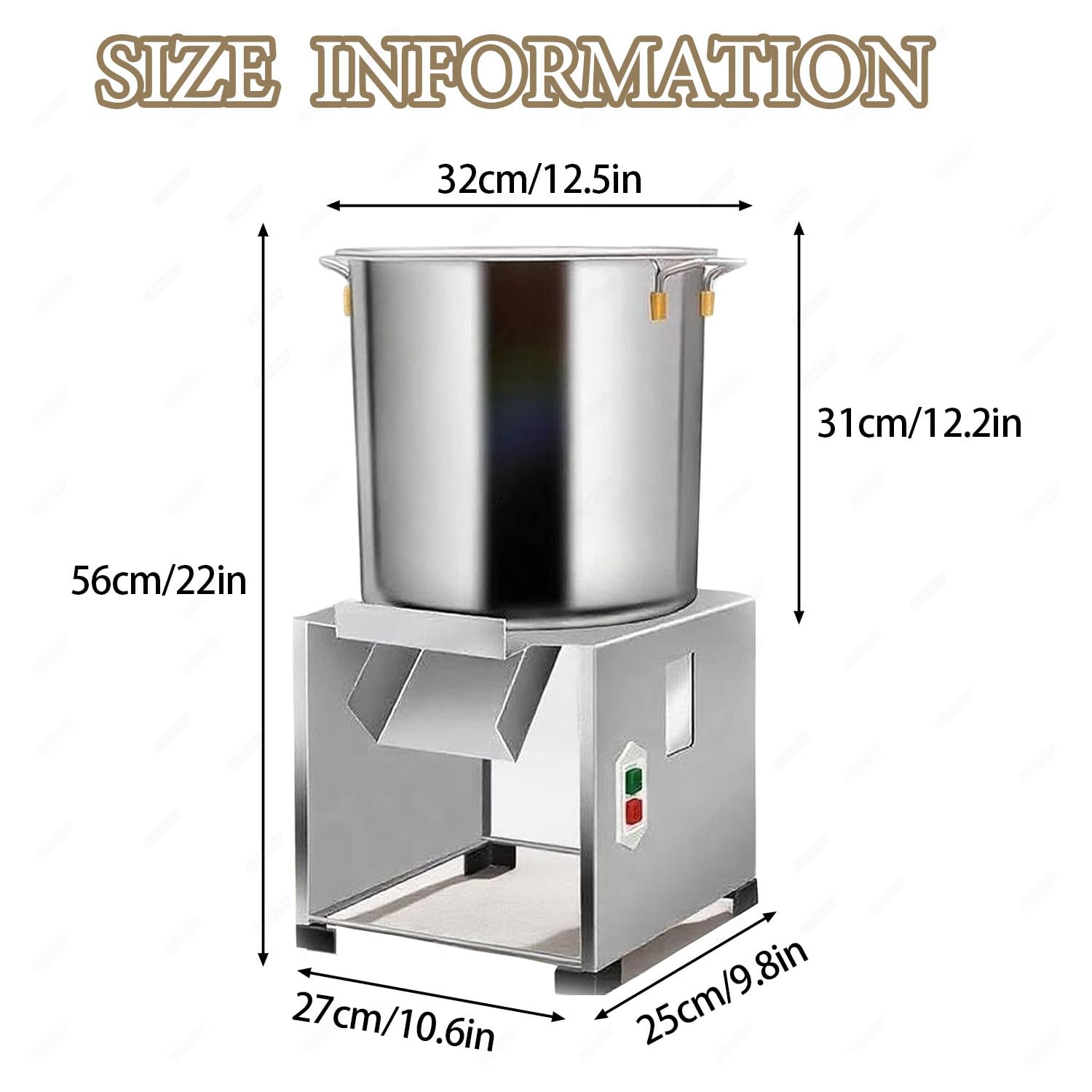 Tritatutto Professionale per Verdure, 1800 W, Piccolo Tritatutto per Uso Domestico, capacità di 50-120 kg/h, Robot da Cucina per pollame per la Lavorazione di mangimi per polli e Anatre