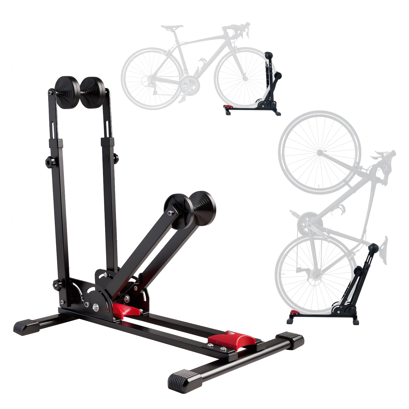 Acdet Foldable Vertical Horizontal Bike Rack