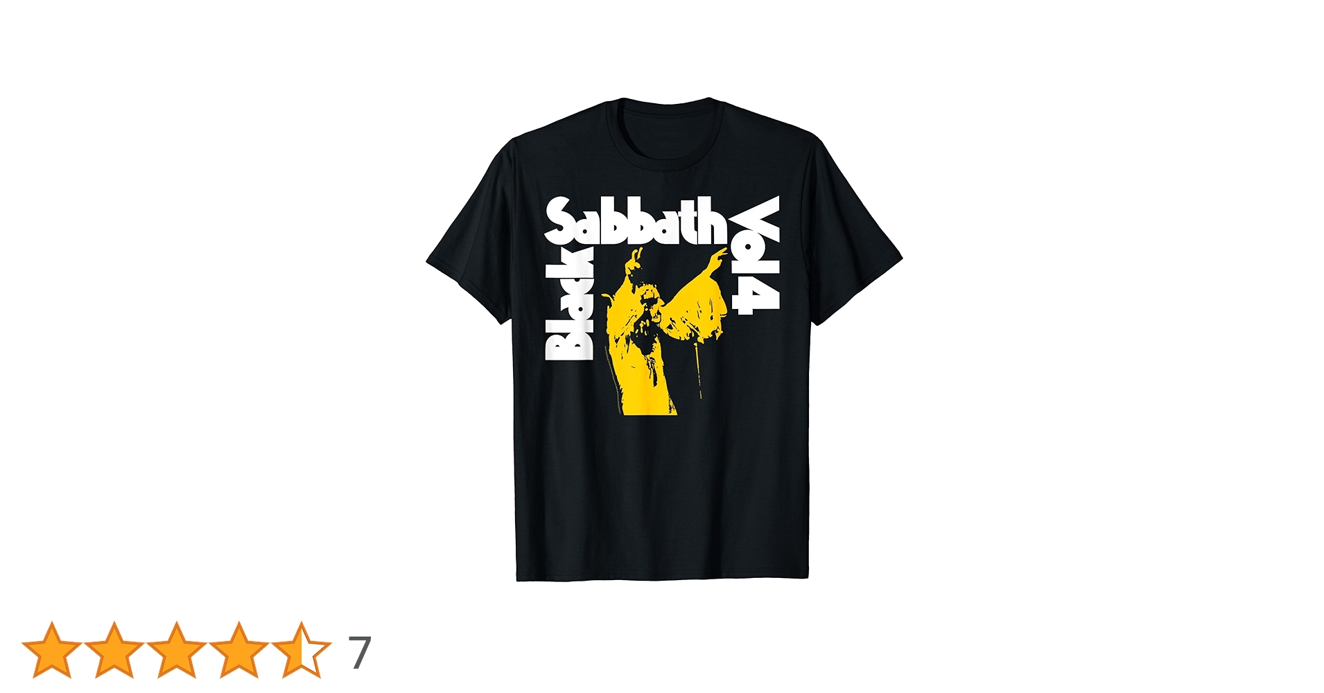 Amazon | Black Sabbath Vol 4 Tシャツ Tシャツ | Tシャツ