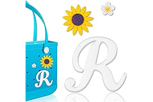 Hikkcos Bogg Bag Letter Initial Charms – Personalize Your Beach Bag