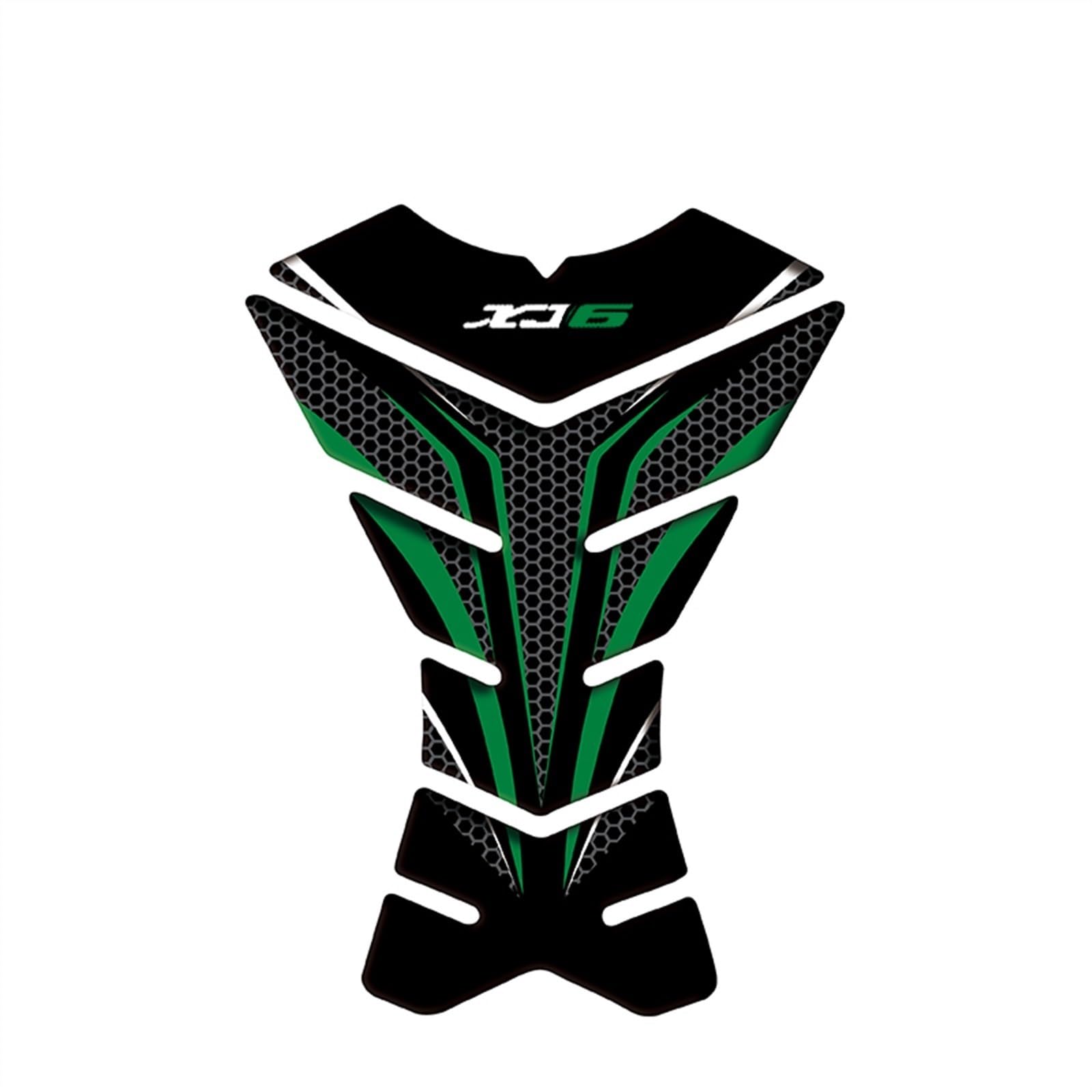 Motorcycle Tank Pad Racing Tankpad Sticker Fuel Fishbone Decals for Yamaha XJ6 Diversion Carbon-Look(Color8)