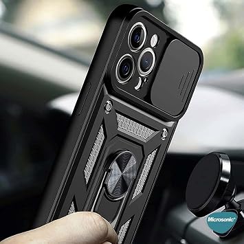 Microsonic Xiaomi Redmi Note 14 Pro 4G Case Impact Resistant Black [Redmi Note 14 Pro 4G Compatible Case - Black]