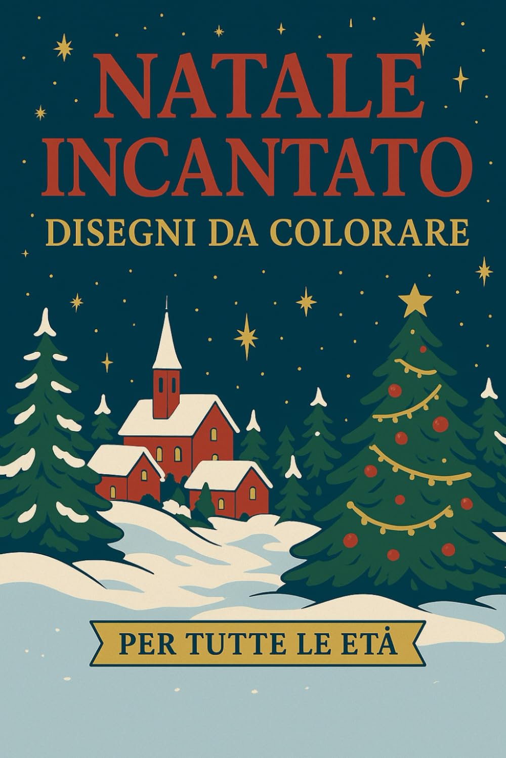 Natale incantato: disegni da colorare: Per tutte le età