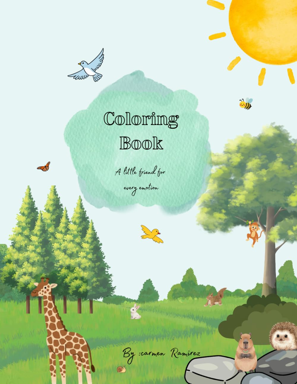 Coloring Book: A little friend for every emotion
