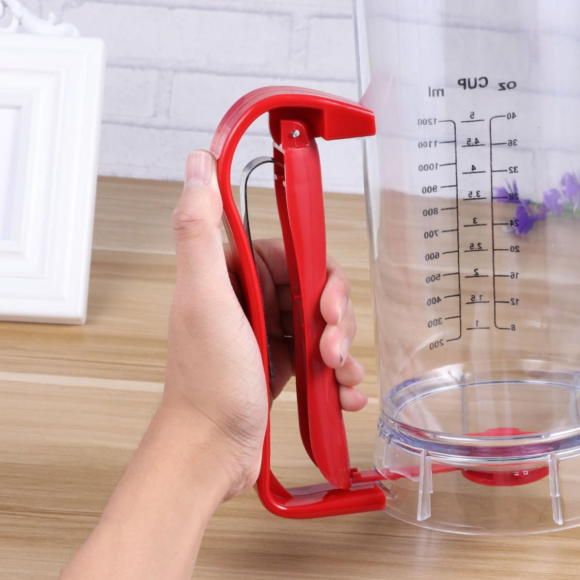 Electric Batter Dispenser with Push Button, Ergonomic Handle, ABS