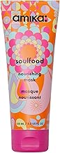 amika Soulfood Nourishing Hair Mask, Moisturizing Care for Dry and Damaged Strands, Lightweight Deep Conditioner Enriched with Jojoba Seed Oil + Sea Buckthorn