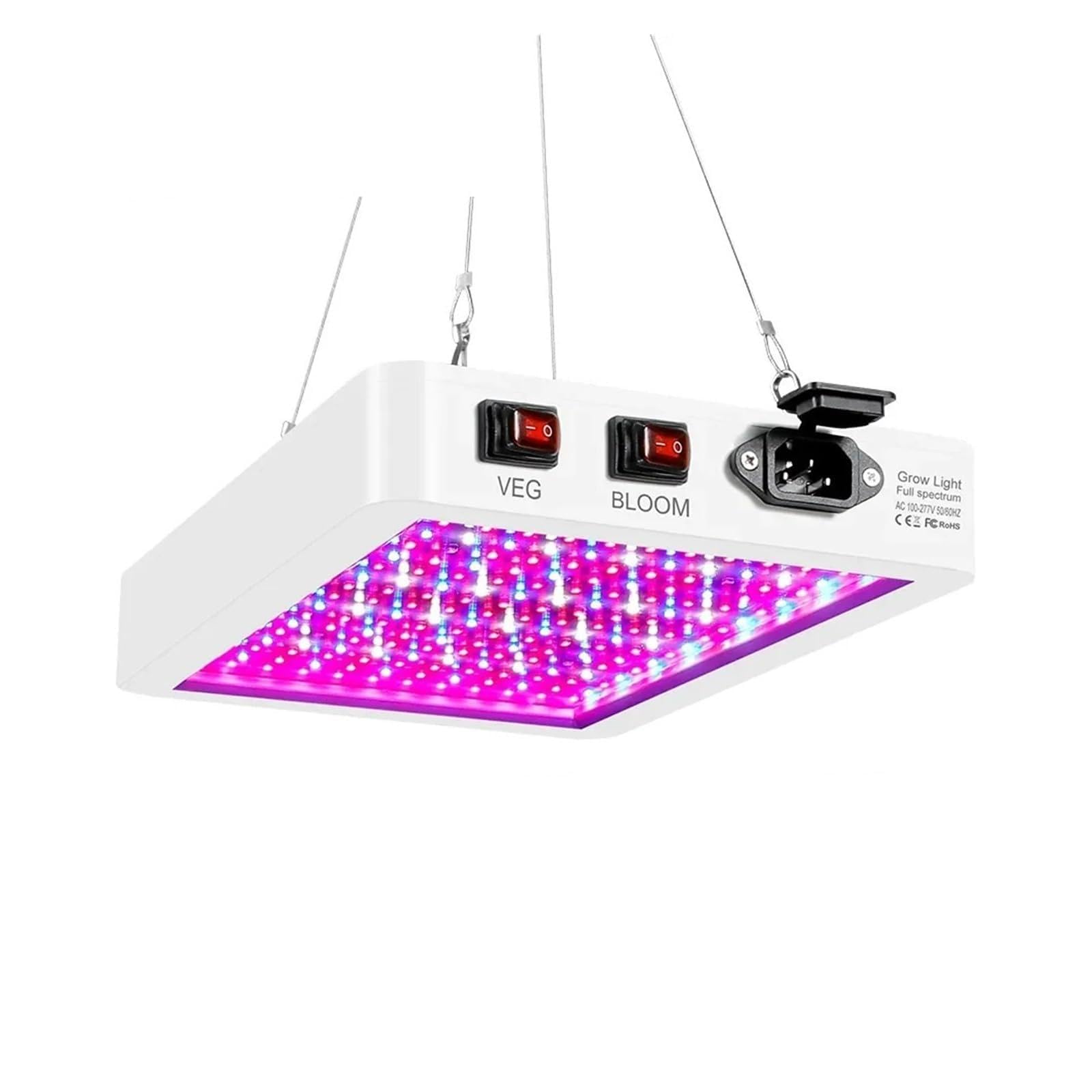 La pianta coltiva la luce, Lampada LED a spettro completo da 400/500 W, IP65, for piante, for coltivazione idroponica, for serre, for la crescita dei fiori(400W 216leds)