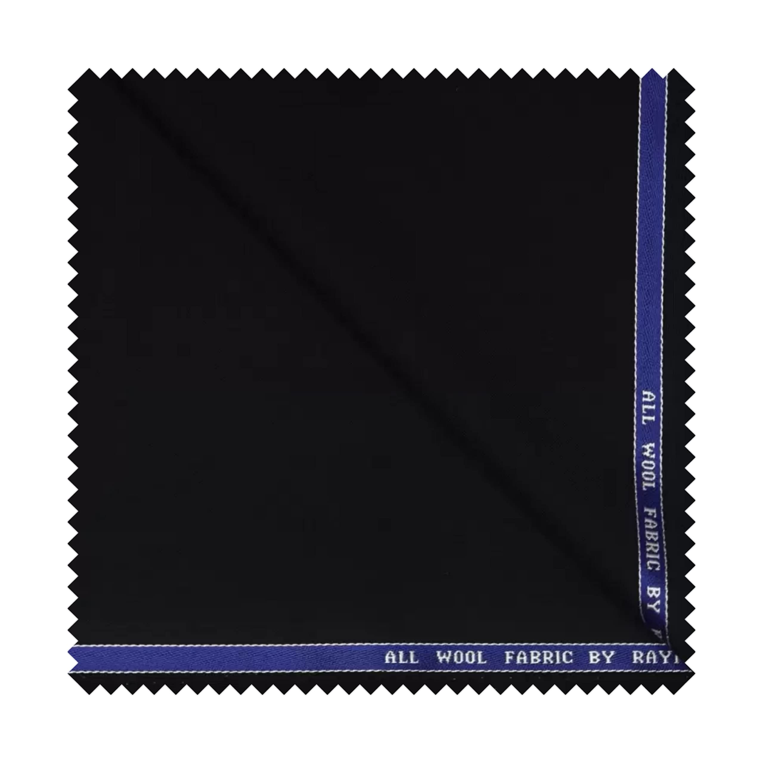 raymond Merino All Wool 3 Meters Fabric (Black, All weather Fabric, Wrinkle Free)-picture-14