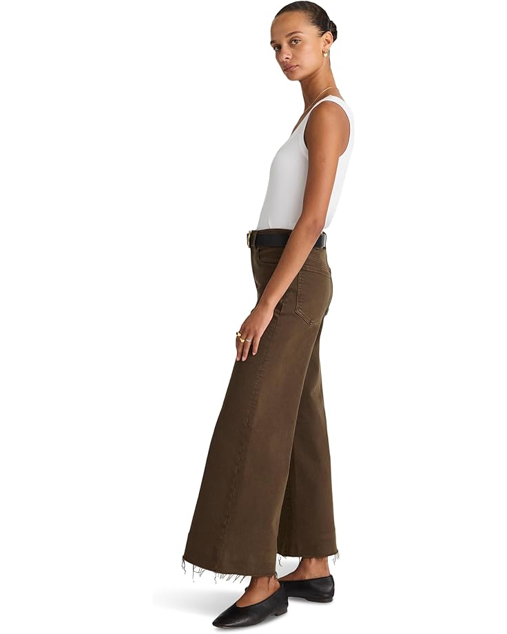 Madewell Flared Wide-Leg Crop Jean in Dark Mocha - #2 of 5
