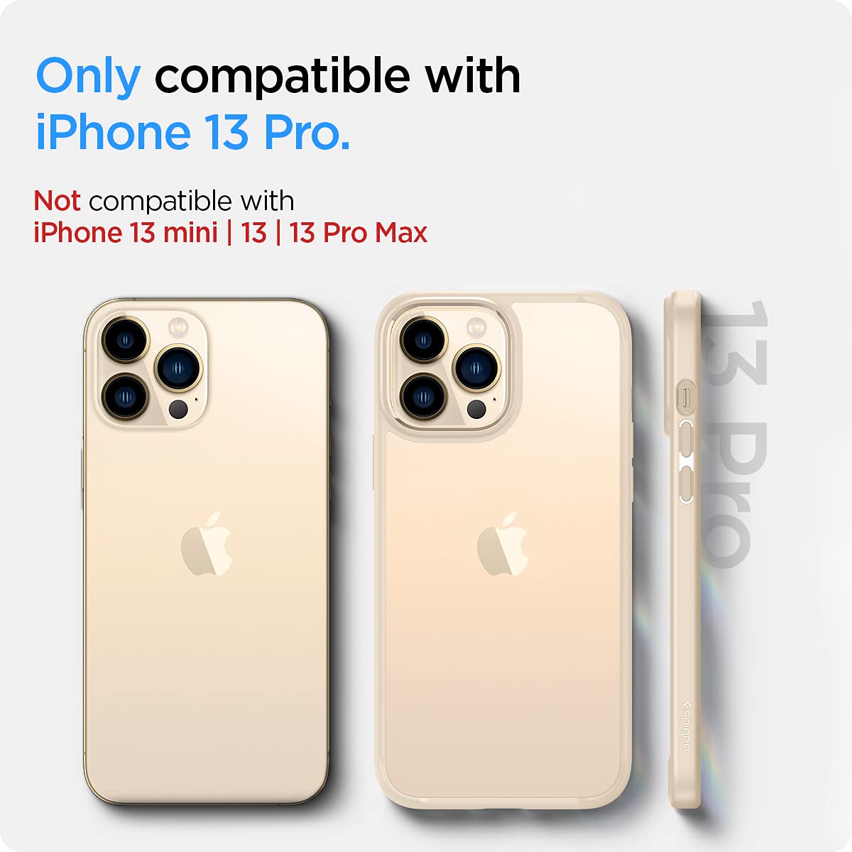 Amazon.co.jp: Spigen iPhone13Proケース クリア 衝撃吸収 米軍MIL規格 