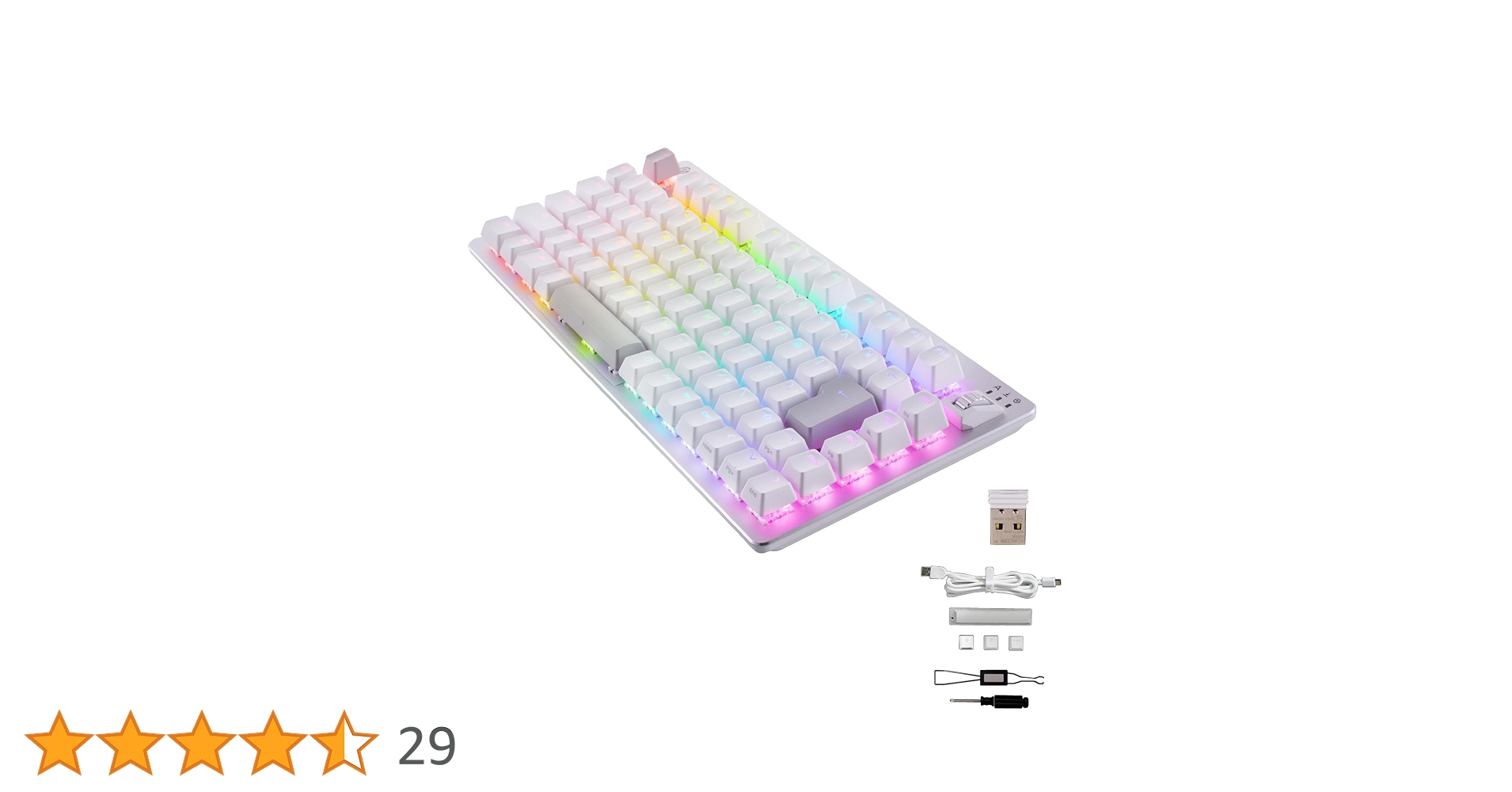 新品☆エレコム☆ゲーミングキーボード☆V custom☆TK-VK520LBK V custom VK520LL - TK-VK520LLWH