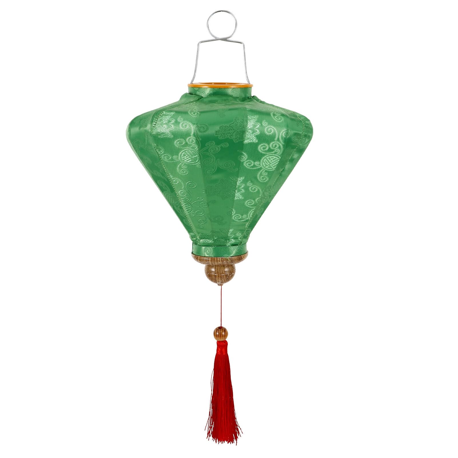 Gadpiparty Vietnamese Silk Hanging Lamp - 30cm Foldable Oval Oriental Light for New Year, Weddings, Garden & Outdoor Parties (Japanese/Style)