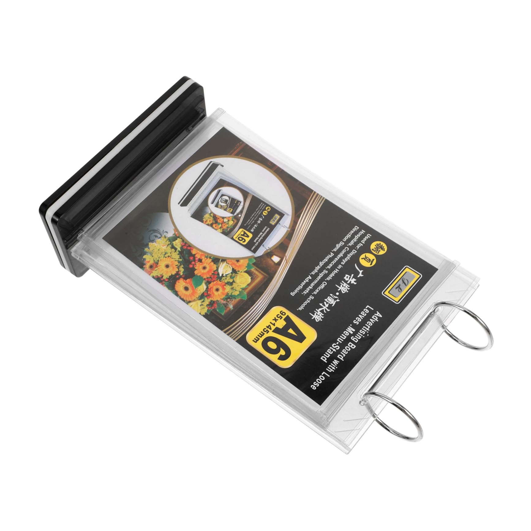 TEHAUX 12piezas Soporte De Menú Vertical Para Restaurantes Expositores De Carteles De Escritorio Con Base Estable Soporte De Para y Ferias