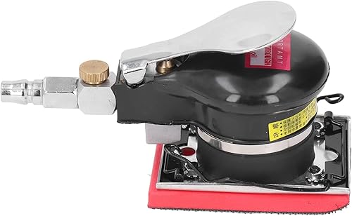 Miniatura 4 de Lijadora orbital neumática de 1/4 pulgadas Lijadora neumática Herramienta de lijadora de aire Lijadora neumática 10000RPM Máquina de pulir neumática