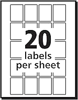 Vista 4 de Avery Etiquetas autoadhesivas extraíbles, 0.75 x 1 pulgadas, blancas, 18 paquetes (5428)