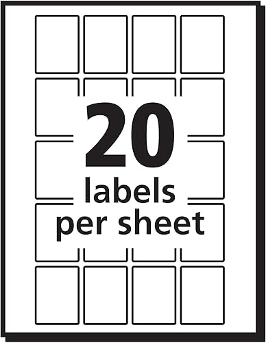 Miniatura 4 de Avery Etiquetas autoadhesivas extraíbles, 0.75 x 1 pulgadas, blancas, 18 paquetes (5428)