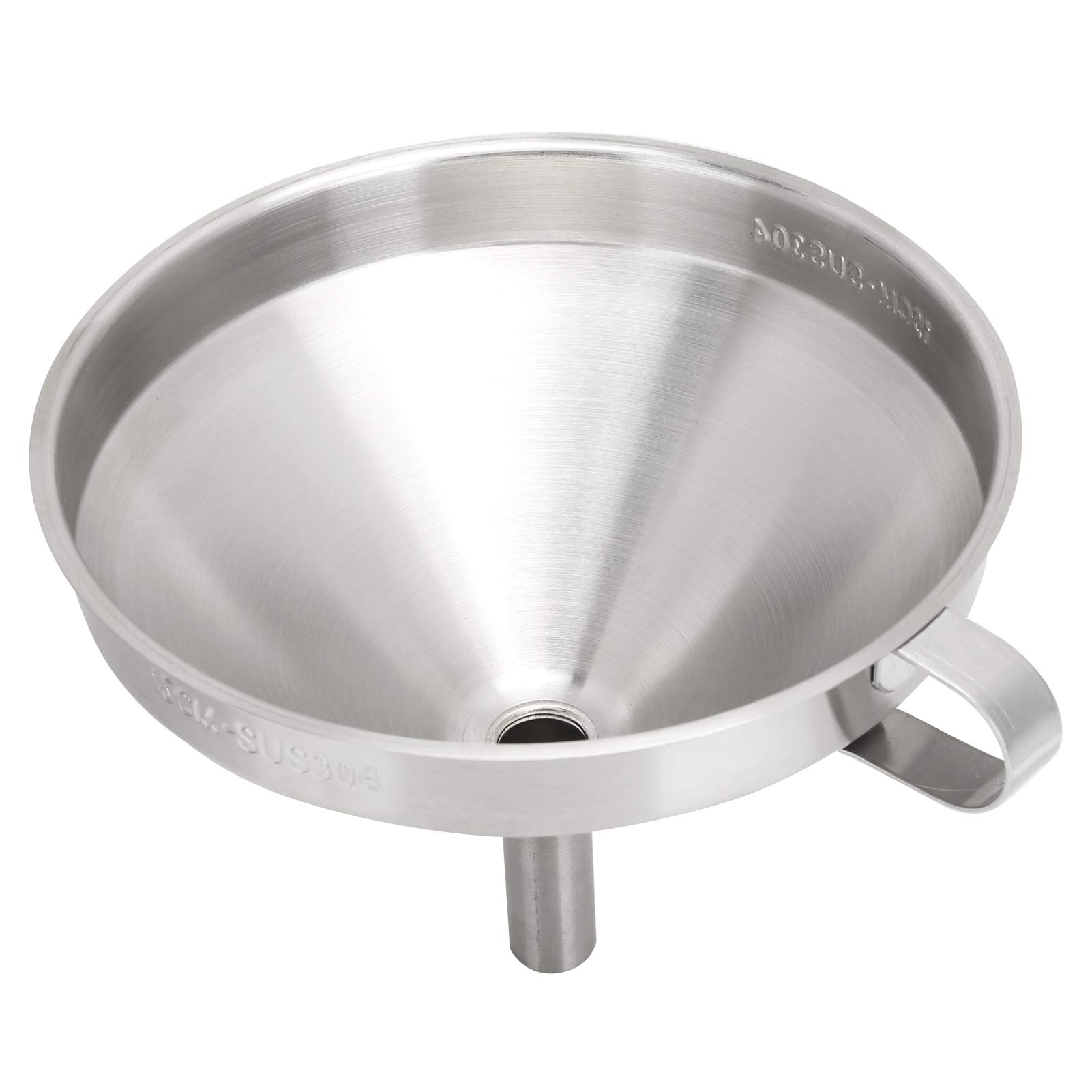 Tutoy 10-24Cm in Acciaio Inox Bocca Larga Liquido Acqua Olio Imbuto Filtro Cucina Strumento - 24Cm
