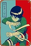 Rock Lee McFly Accesories cartoon poster Metal Signs Vintage Tin Sign 8 x 12 for Garage Cafe Farm Basement Pub