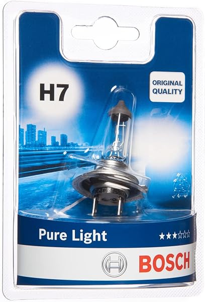 Bosch H7 (477) Pure Light Headlight Bulbs - 12 V 55 W PX26d - 2 Bulbs - 3
