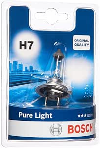 Bosch H7 (477) Pure Light Halogen Headlight Bulb, 12 V 55 W, Original Quality - Socket Type PX26d - 1 Replacement Car Light Bulb - View 2