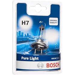 Faro Bmw Moto Bosch Incandescente H7 Pure Light Lámpara para faros, 12 V 55 W PX26d, Lámpara x1, Blanco