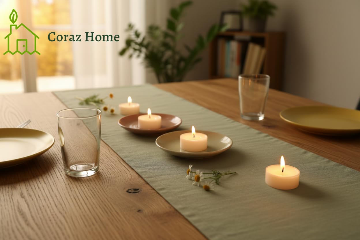 Velas Naturales en Taza Compostaje 80 Luces de Té Compostaje Industrial Candelitas Cera de Colza Luces Sin Perfume Sin plástico (80 Candelitas - 6 Horas)