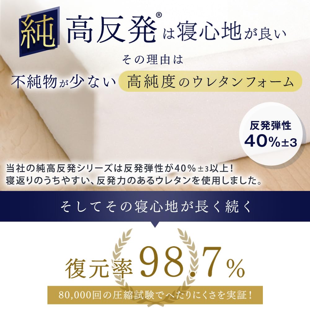 Amazon｜タンスのゲン マットレス シングル【全部洗える】厚み10cm「純