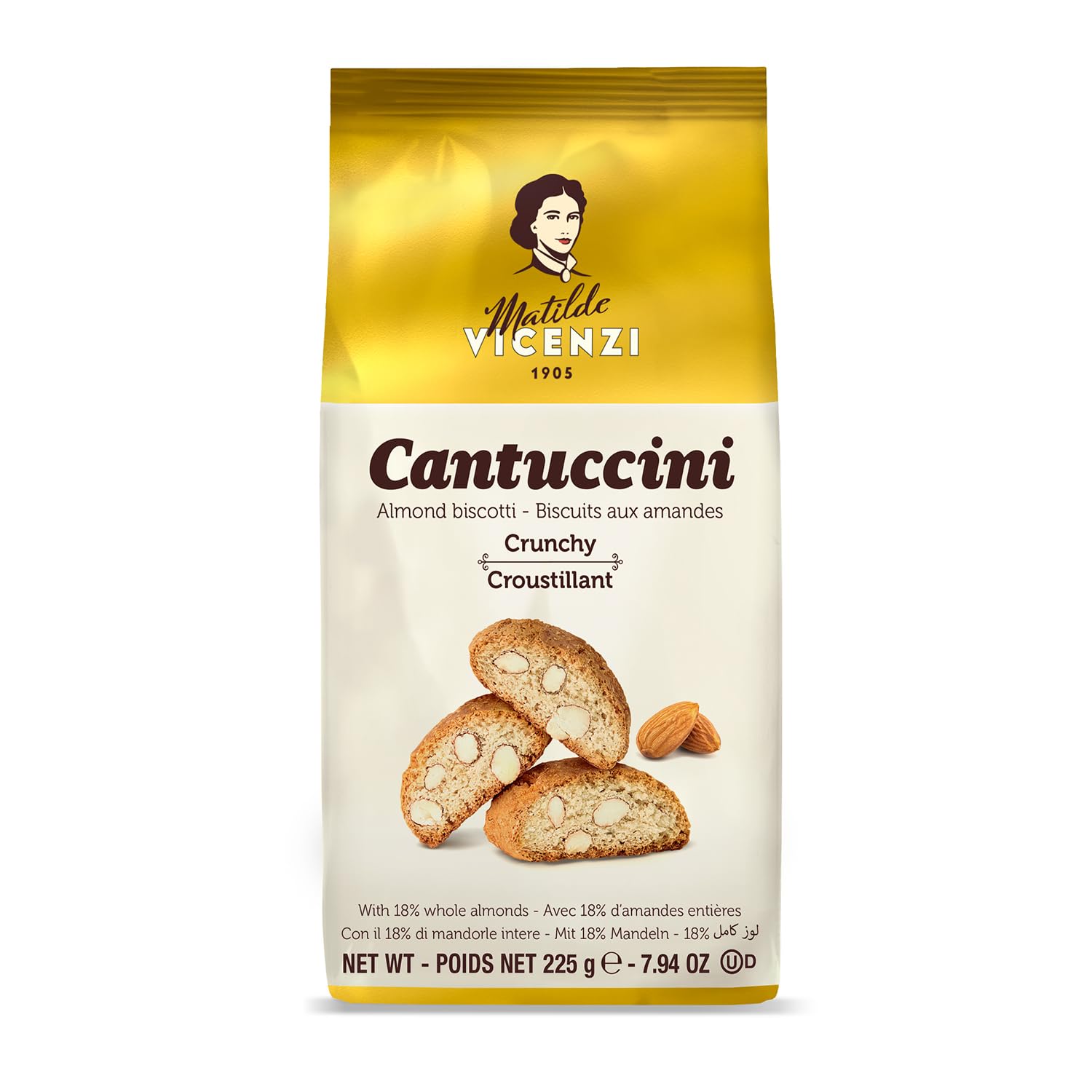 Matilde Vicenzi Cantuccini, Dulce amargo (Almendras) - 4 de 450 gr. (Total 1800 gr.)