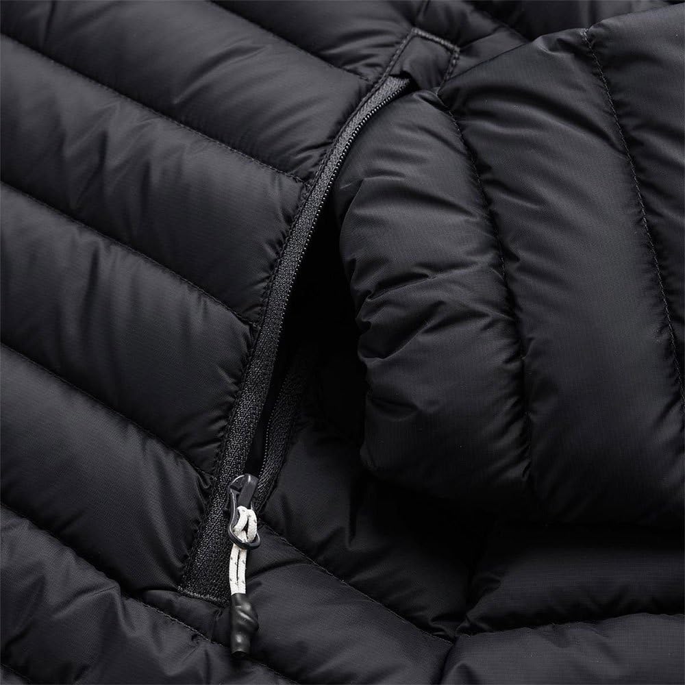 Kurtka Ligera de Pluma RDS aislante Contra el frío y con Corte Slim fit C: Antracita T: L