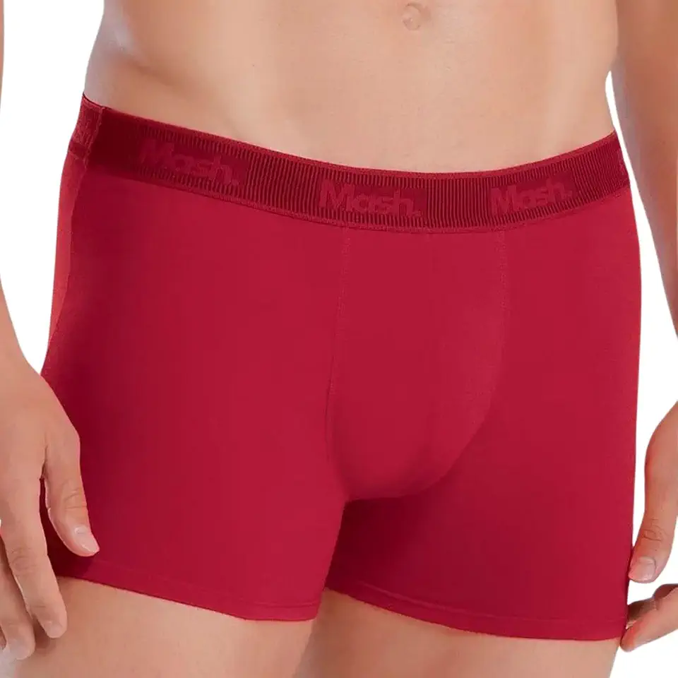 Cueca Boxer Cotton Macia e Confortável Masculina Mash Adulto