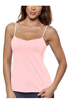 Alessandra B Underwire Bra Classic Camisole (34B, Pink) at