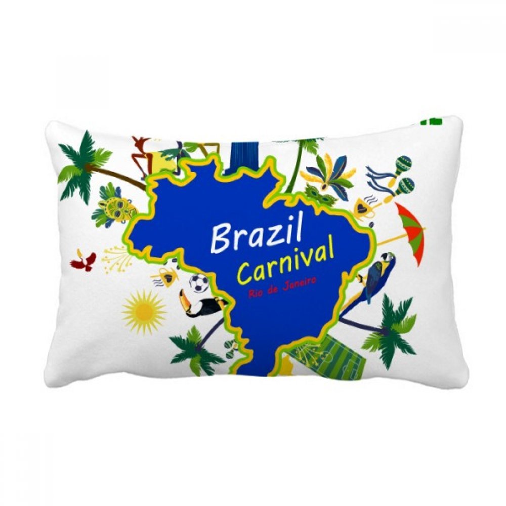 Coussin Brésil Carnaval Corcovado pour décorer votre canapé de salon