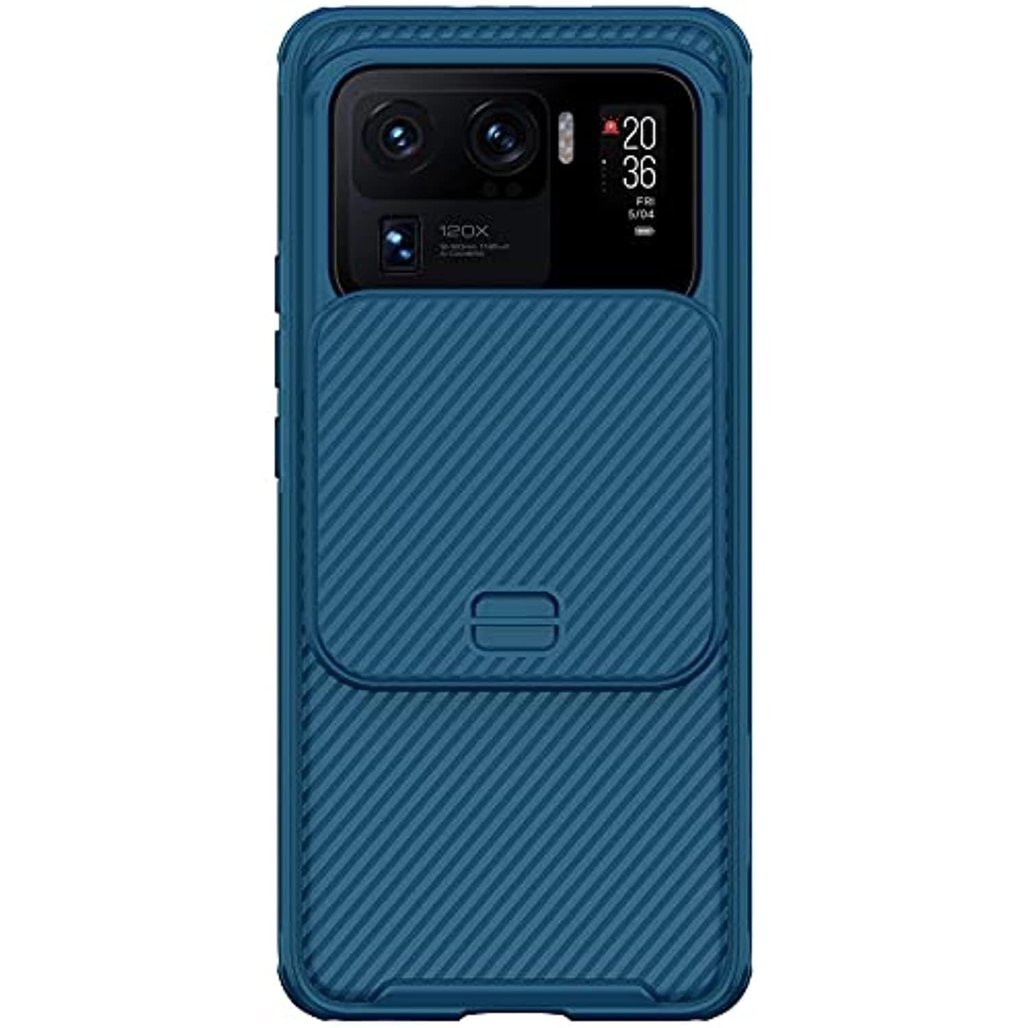 Nillkin Case for Xiaomi 11 Ultra (6.81" Inch) CamShield Pro Camera Slider Close & Open Double Layered Protection TPU + PC Blue Color