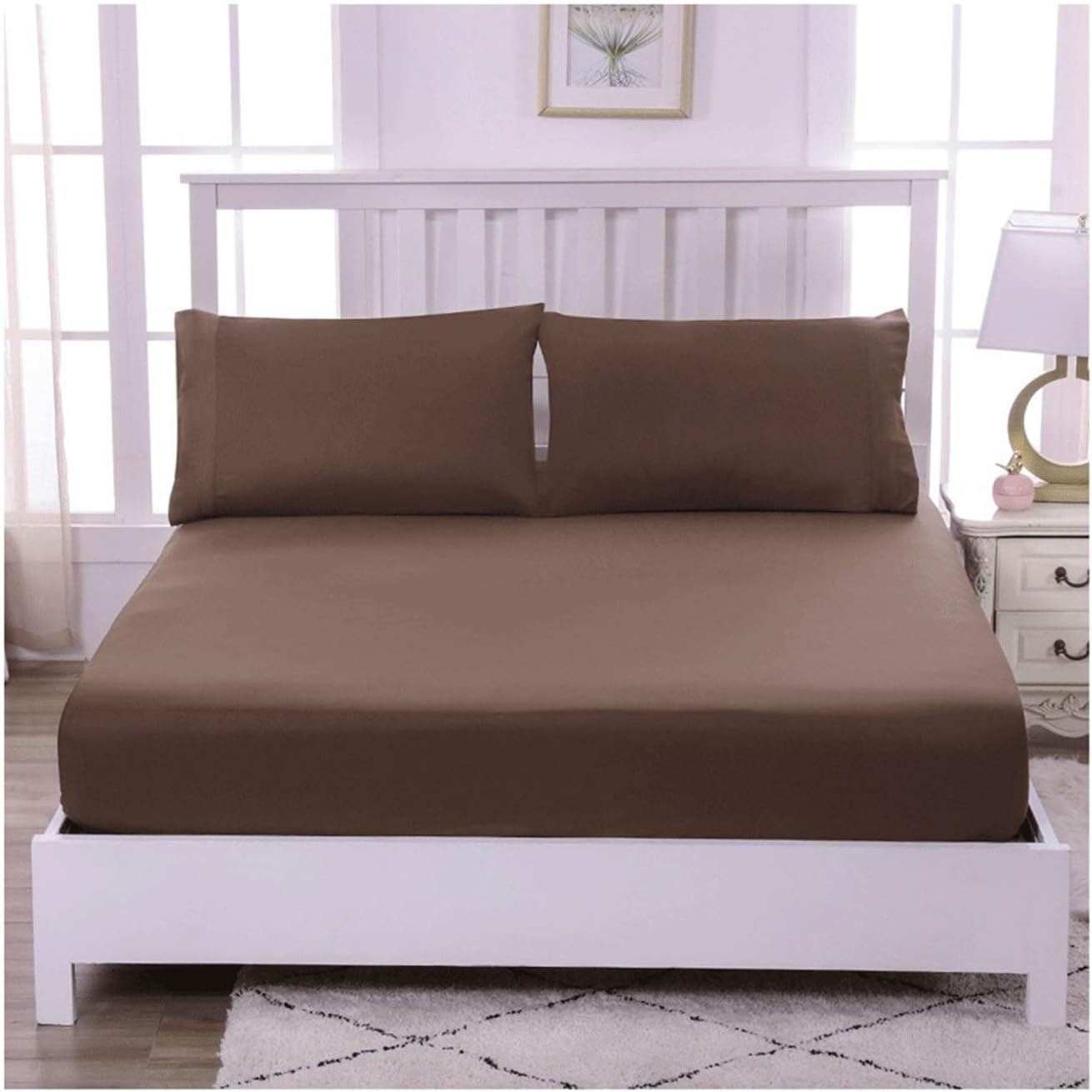 Twin Full Queen King California King Fitted Bed Sheets 100