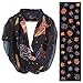 Laurel Burch Artistic Infinity Scarf (202A Feline Faces Black)