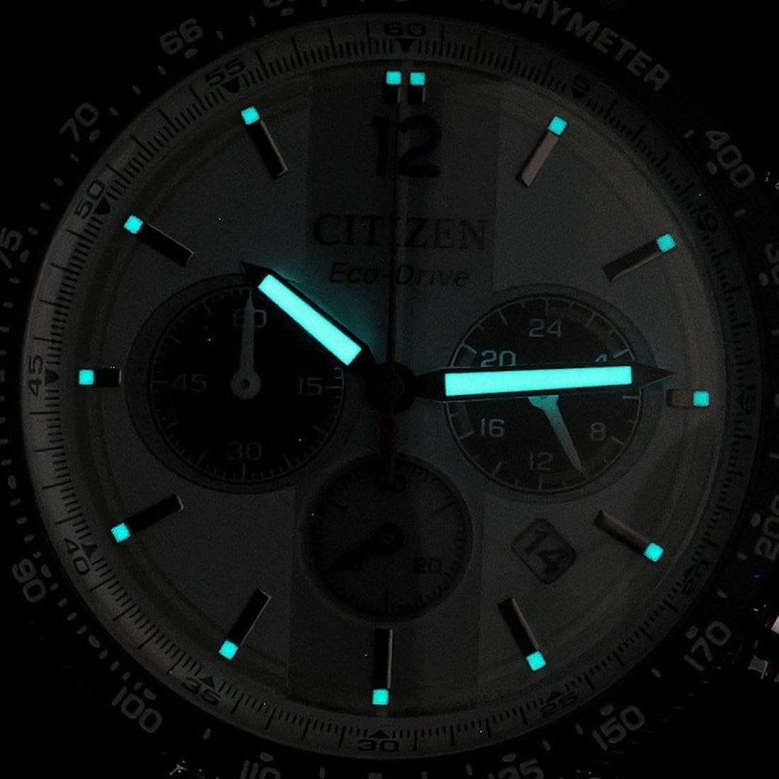 Citizen CA4723-03A Eco-Drive Cronografo Solare da Uomo in Acciaio Inox Oro Rosa 42 mm Cinturino in Pelle Nero 10 ATM