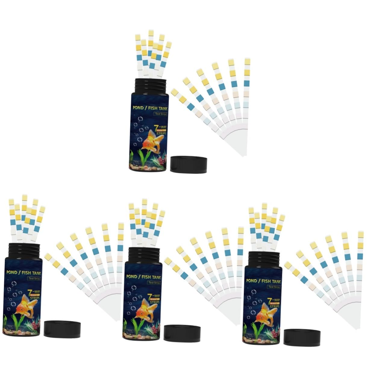 4 Set Strisce Reattive Per La Qualità Dell'acqua Rilevamento Kit Test Acqua Potabile Strisce Test Acqua Striscia Reattiva Per La Qualità Dell'acqua Tester Dell'acqua Pvc 50 Pezzi*4