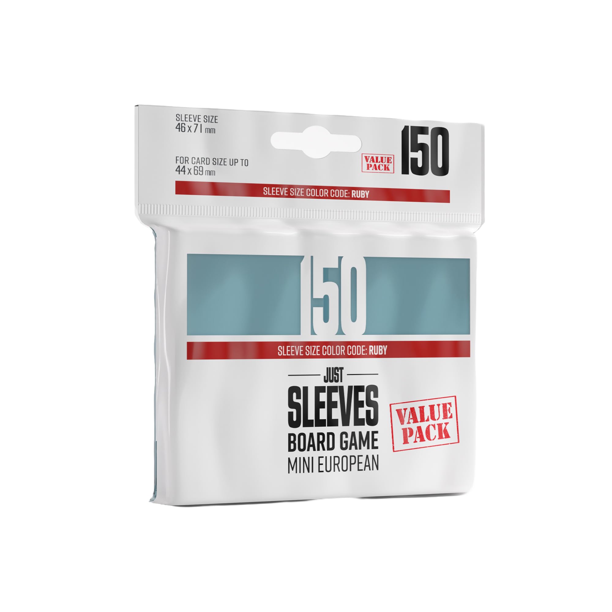 Gamegenic | Just Sleeves - Mini European Value Pack (150 Sleeves) | Board Game Accessory