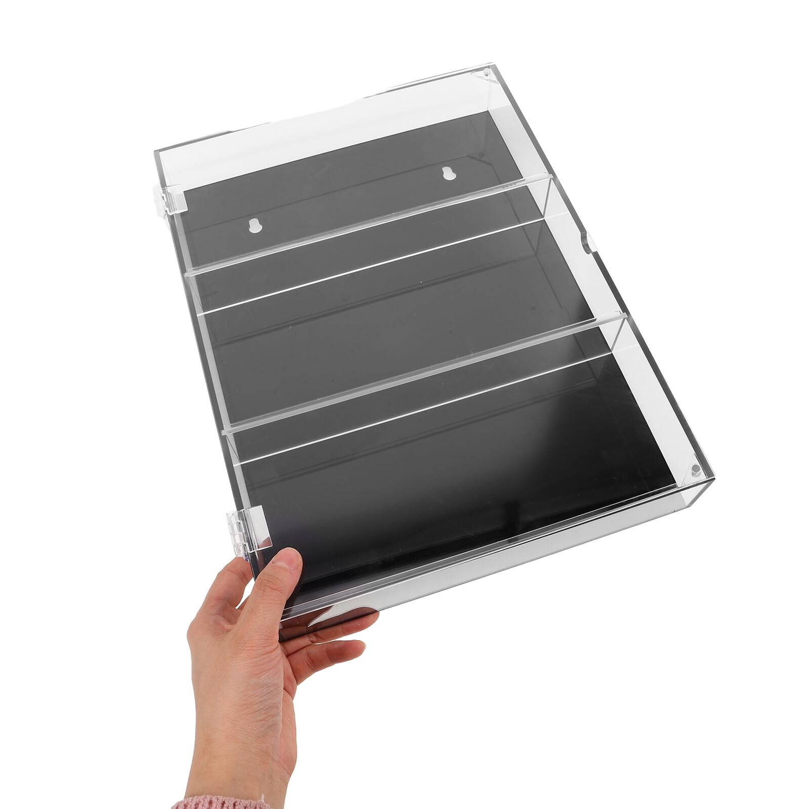 Wandmontierter Acryl Sportkarten Organizer Sammelkarten Display Hohe Kapazität Baseball Basketball Hockey Kartenaufbewahrung Für Zuhause Und Büro