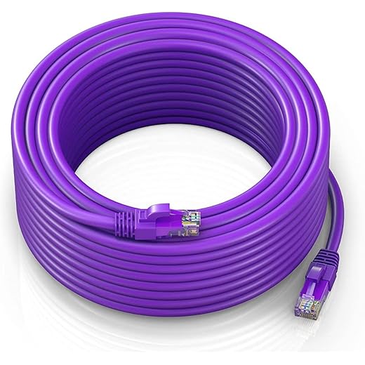 Cat6A Shielded Ethernet Cable 3M Purple