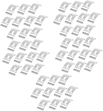 HOMSFOU 50 Peças Código De Instalação De Cortina Suporte De Persiana De Cortina Vertical Protetor De Reparo De Persianas Suporte De Metal Haste De Cortina De Metal Mini Ferramentas Mini