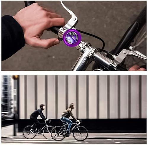 Miniatura 5 de Timbre de bicicleta de aluminio para bicicleta, timbre de bicicleta con sonido fuerte y nítido, para adultos, niños, niñas, niños, 5