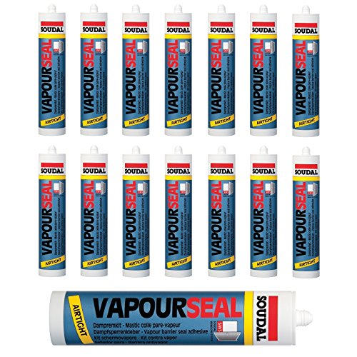 Preisvergleich Produktbild 15x Soudal Vapourseal blau Folienkleber Dichtkleber Kleber für Dampfbremse Dampfsperre 310 ml - 15 Kartuschen