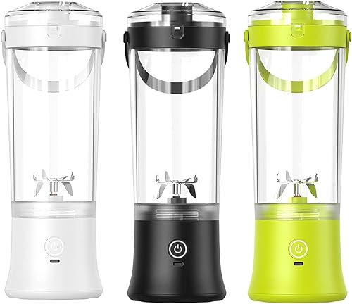 Miniatura 5 de Potente 7.4 V eléctrico Juicer Cup con textura de diseño portátil para frescura Mezcla de frutas en casa Gimnasio Oficina Licuadora de alta velocidad